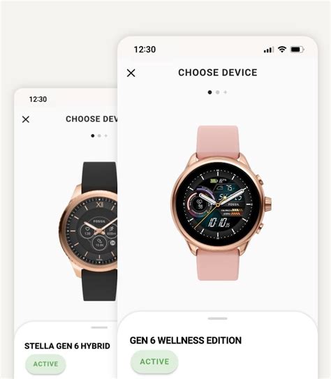 fossil watch app for android